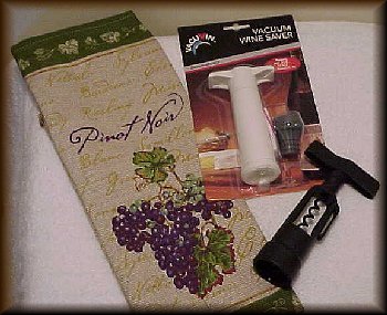 Winesaver, Corkscrew, & Bag